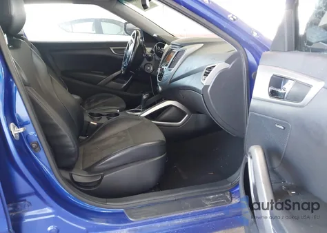 2013 Hyundai Veloster Base W/Black из США, поврежденный, VIN KMHTC6AD6DU107105